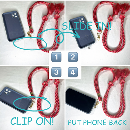 Crossbody phone straps (style 1 to 5)