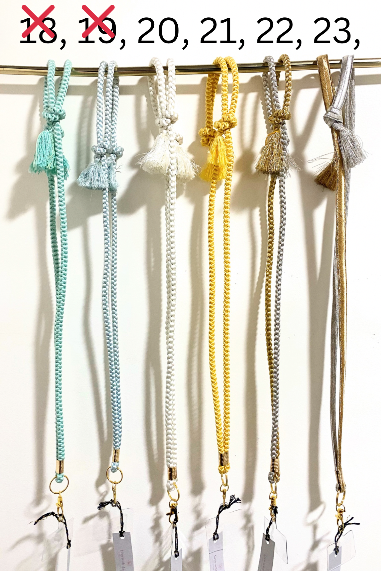 Crossbody phone straps(style 18 to 23)